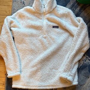 Patagonia White Fleece Sweater
